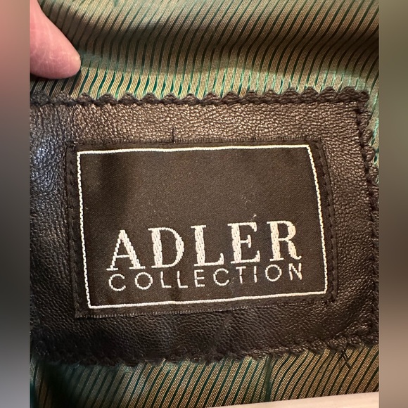 ADLER LAMB SKIN Collection Black Leather jacket - Picture 3 of 5
